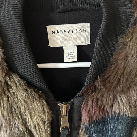 Chic faux fur jacket camo inspired - Picture 10 of 11